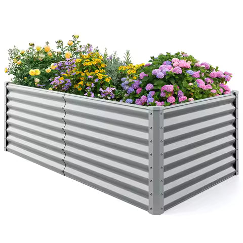 Large Metal Planter Box 6×3×2 ft