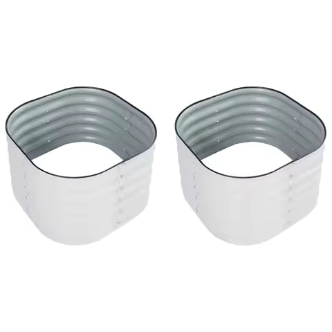 Round Raised Planter Box 2-Pack