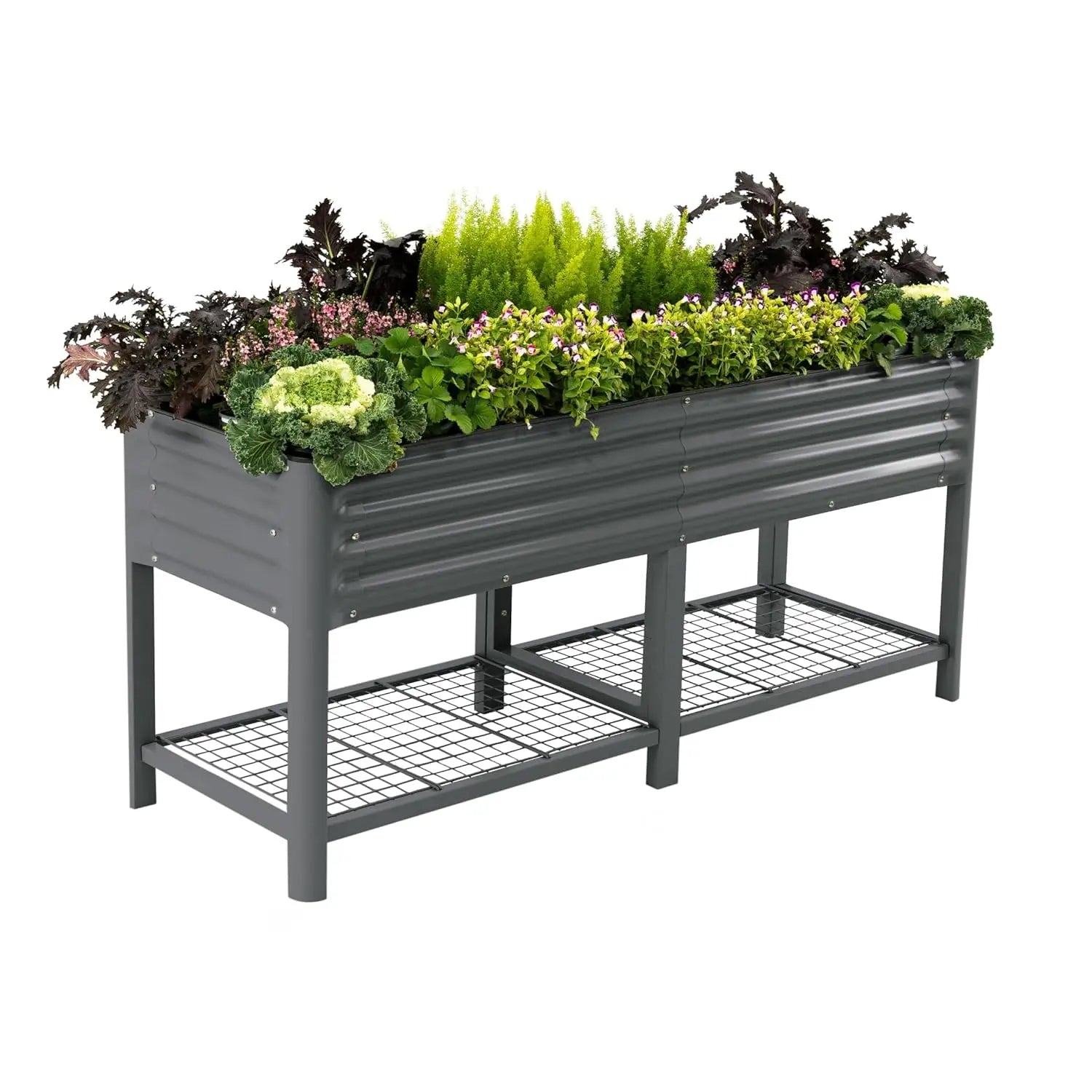 Elevated Planter 2×6ft w/ Storage