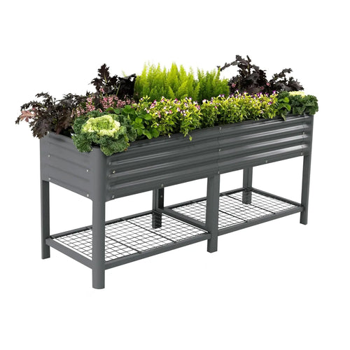 Elevated Planter 2×6ft w/ Storage