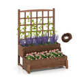 Raised Bed w/ Trellis & Drainage