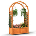 Wooden Raised Bed w/ Trellis